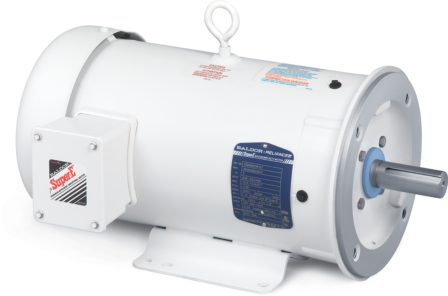 Super White Washdown Duty Motor